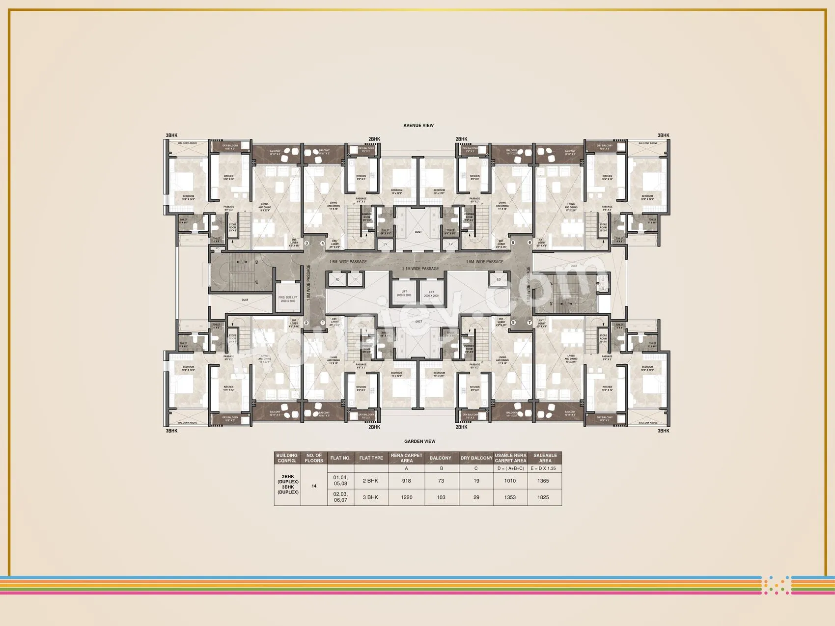 Pride World City Montreal Floor plan 3